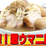 【ちょめめ】豚アブラ大量デカ盛り二郎系ラーメンがうますぎた。をすする 俺の生きる道柏店【飯テロ】SUSURU TV.第2088回