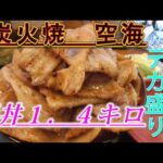【デカ盛り】１．４キロデカ豚丼！空海！！