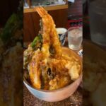 北海道滝川のデカ盛り天丼 明日メインチャンネルで動画にします #Shorts Jumbo Tendon, Japan