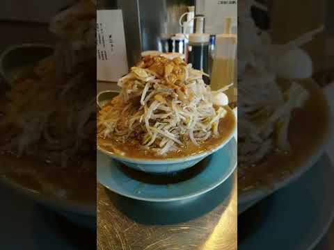 #京都グルメ  #デカ盛り #二郎系 【龍の桜】禁断の野菜マシマシを頼んで見た。