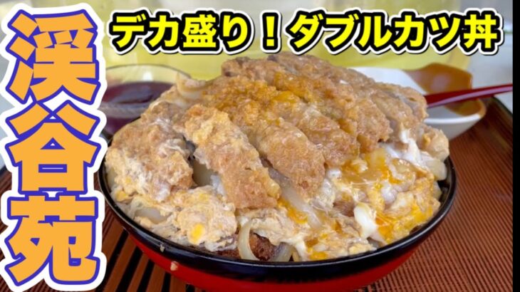 【鹿児島デカ盛り】渓谷苑のダブルカツ丼が美味しすぎる！【姶良市平松】