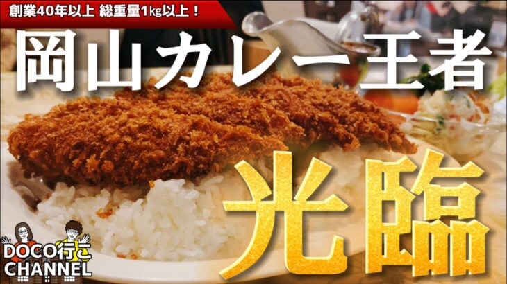 【オリアン】老舗のデカ盛りカレー！40年以上県民を支えてきた１キロオーバーカツカレー【岡山グルメ】岡山市北区