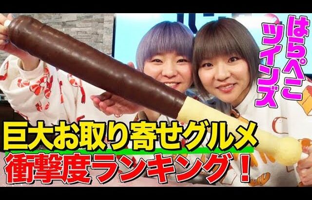 【大食い】はらぺこツインズが巨大お取り寄せグルメ６品(8kg)を爆食！インパクト抜群のデカ盛りグルメをランキング形式で発表！【前編】【デカ盛りハンターYouTube限定動画】