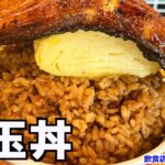 【デカ盛り】大阪の福島にあるそびえたつ巨大鰻玉丼を大食いしてきた！