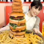 【大食い】カロリー爆弾タワー20分チャレンジ【デカ盛り】大胃王  ChallengeMenu  BigEater