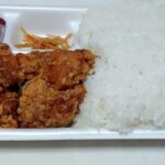 唐揚げ弁当、特盛からメガ進化　Big prime　Japanes food【BENTO】