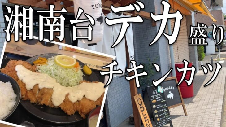 【デカ盛り】【神奈川】湘南台で食べるデカ盛りチキンカツ！【湘南台】【グルメ】