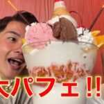 【大食い/デカ盛り】巨大ジャンボパフェに挑戦したら〇〇の多さに驚愕した…！/奈良/ラ・ポッシェ/スイーツ/橿原市/チャレンジメニューグルメ/