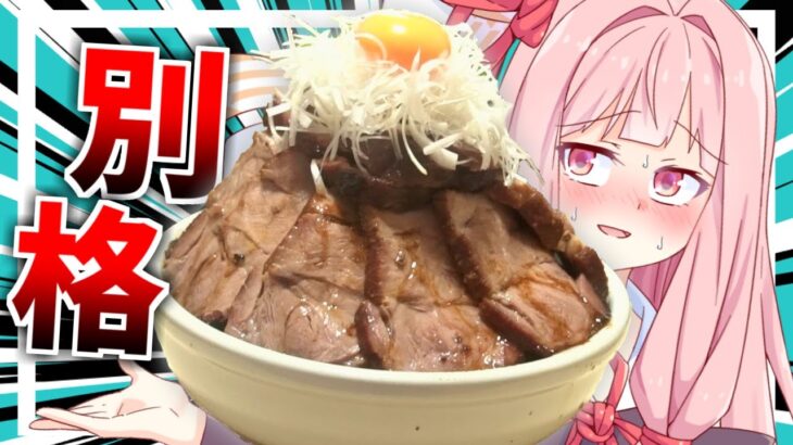 【閲覧注意？】レべチな飯テロ…デカ盛りチャーシュー丼（焼豚）を限界まで大食いする！【ドカ食い気絶部】【料理レシピ】