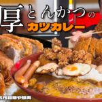 【大食い】超極厚とんかつ！肉の日限定カツカレーを3倍サイズで堪能してきた！！〜五代目麺や蝦夷さん〜【大胃王】【埼玉県】