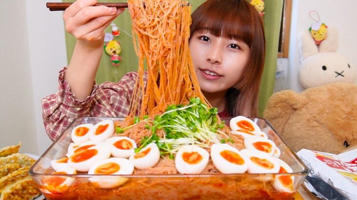 【大食い】ふるるのビビン麺10人前