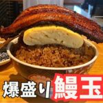 【デカ盛り】【鰻玉丼】なんですかこの量！！日本の鰻丼で絶対最重量！！！爆盛りに挑戦してきました！！！俺の昼飯！ 第35弾 福島区編