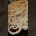 【デカ盛り極太❕武蔵野うどん】【「須佐之男」の『定番茄子汁うどん』🍆750㌘を食べるだけの動画】♯shorts