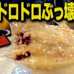 規格外のブッ壊れ飯！器からドロドロ溢れるデカ盛り丼が破壊的すぎた。【中華/デカ盛り/飯テロ/縛り生活】