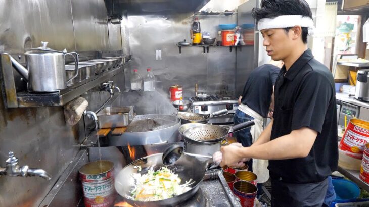 凄まじい焼めしカツカレー爆食いアニキ達が殺到する鬼盛り町中華丨Egg Fried Rice-Wok Skills In Japan