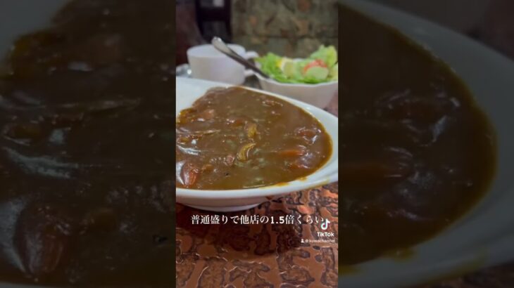 デカ盛りすぎる喫茶店！？安すぎ！コスパ良すぎる最高喫茶店！#カレー #curry #カレーライス #喫茶店#ぼっち飯#食テロ