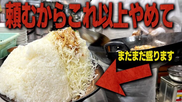 【完食失敗】生姜焼き注文→絶望。デカ盛りじゃ済まされない限界量のメシがきた【飯テロ】