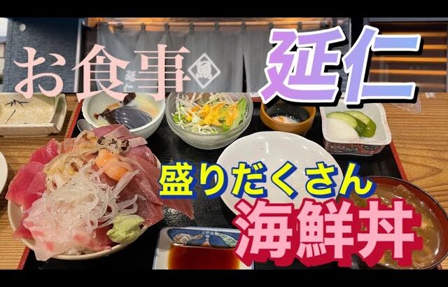 【デカ盛り】魚がし2号店　延仁　ディナーで海鮮丼いただく!    #海鮮丼　#延仁　#加須　#デカ盛り