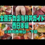 全国デカ盛海鮮丼ガイド西日本編静岡西地区〜下関