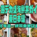 全国デカ盛・大盛海鮮丼ガイド東日本編①北海道〜静岡東地区まで