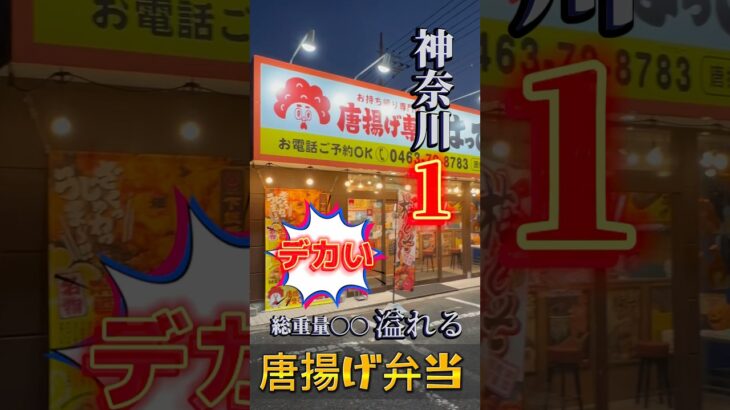 溢れる唐揚げ！デカ盛り弁当はっぴ商店