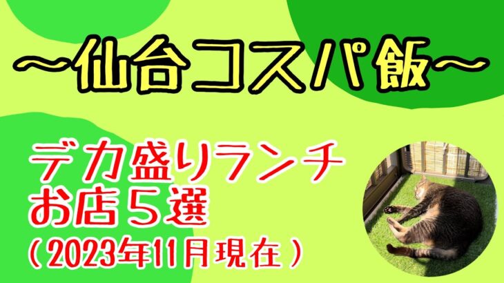 【デカ盛り】デカ盛りランチのお店５選by仙台コスパ飯