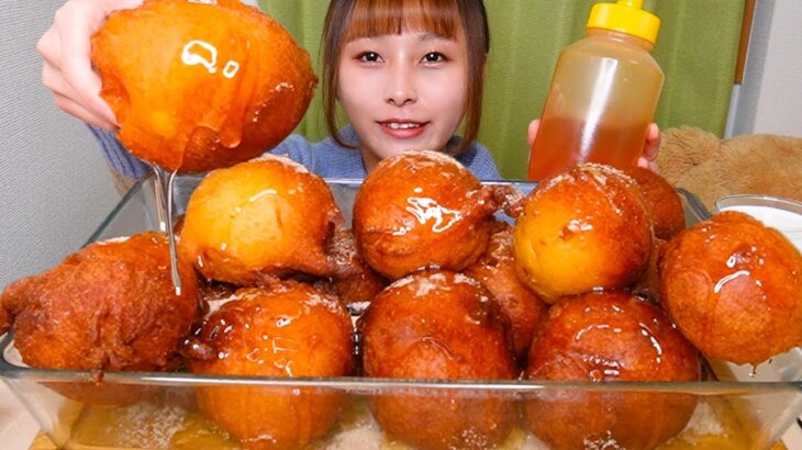 【大食い】はちみつ揚げバター