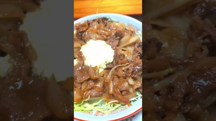 【デカ盛り】高岡「旬川料理なかむら」のラーメンどんぶりいっぱいのトンタル丼【メガ盛り】　#宮崎 #宮崎グルメ #宮崎市グルメ #宮崎ランチ #旬川料理なかむら #デカ盛り #メガ盛り