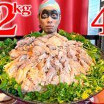 【大食い】超デカ盛りタイ料理！5.2キロのカオマンガイにチャレンジじゃ！【ルフス】【武士飯】
