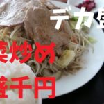 【千葉県】デカ盛り野菜炒め大盛千円【週末の地図ファルカブ】