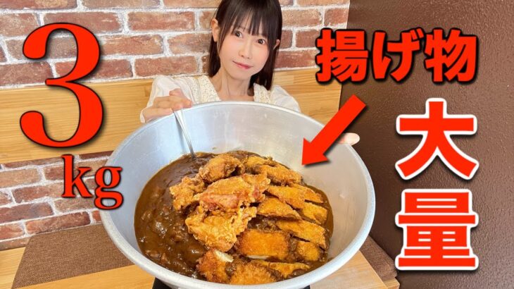 かつて大苦戦したあのお店でカレーのデカ盛り3kg大食いチャレンジ！【やお家】