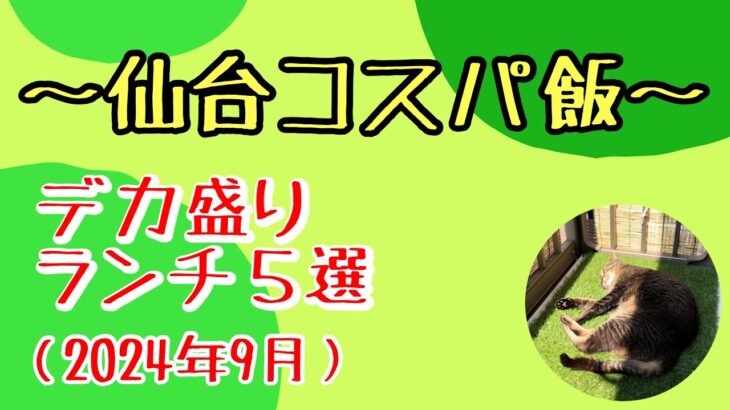 【仙台】デカ盛りランチ5選（2024年9月）