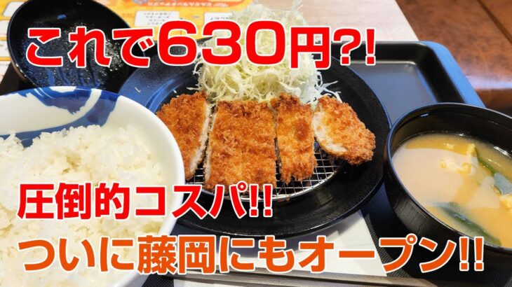 【デカ盛り・食レポ】これで630円?!圧倒的コスパメニュー!!ついに藤岡市にオープン!!群馬県藤岡市『松屋 藤岡店』さんにお伺いしました!!ふじタウン【藤岡グルメ・群馬グルメ】