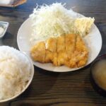 【デカ盛り】700円！釧路のとんかつあげ幕さんのチキンカツ定食大盛り！