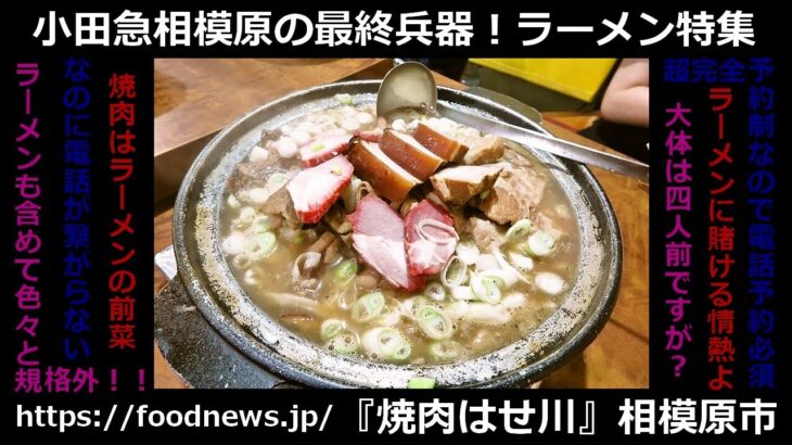 デカ盛りラーメンが980円！『焼肉はせ川』の謎ラーメンを大特集 #相模原 #小田急相模原 #ラーメン #つけ麺 #デカ盛り #グルメ