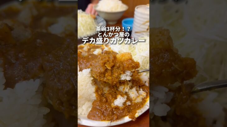 とんかつ屋のデカ盛りカツカレー！　池袋　清水屋