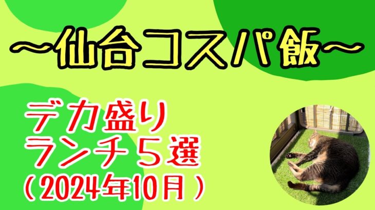 【仙台】デカ盛りランチ5選（2024年10月）