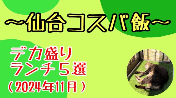 【仙台】デカ盛りランチ5選（2024年11月）