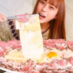 【大食い】特別デカ盛りもちもちパスタの肉ボナーラ