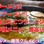 【デカ盛り・食レポ】梅塩ラーメン!!カルビラーメン!!韓国風とんこつラーメン!!変わり種メニュー豊富!!もりもり亭さんにお伺いしました!!ふじタウン【藤岡グルメ・群馬グルメ】