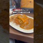 伝説の牛丼チェーンがここ！激安でデカ盛りのどん亭のカレーもヤバい！#カレー #グルメ #ぼっち飯#牛丼#デカ盛り#激安#どん亭