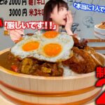 【大食い】新年早々激闘すぎる。激熱デカ盛りカツカレー完食者０名の未知すぎるチャレンジメニューに挑戦した結果【海老原まよい】