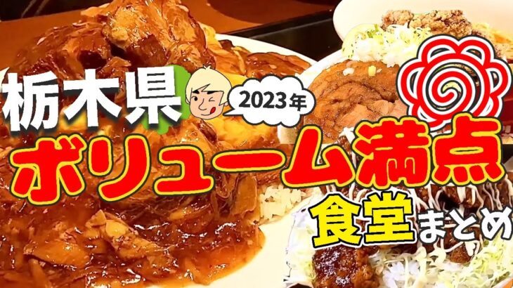 【デカ盛り🍚】ボリューム満点！栃木県の食堂まとめ(2023年)【栃木グルメ】